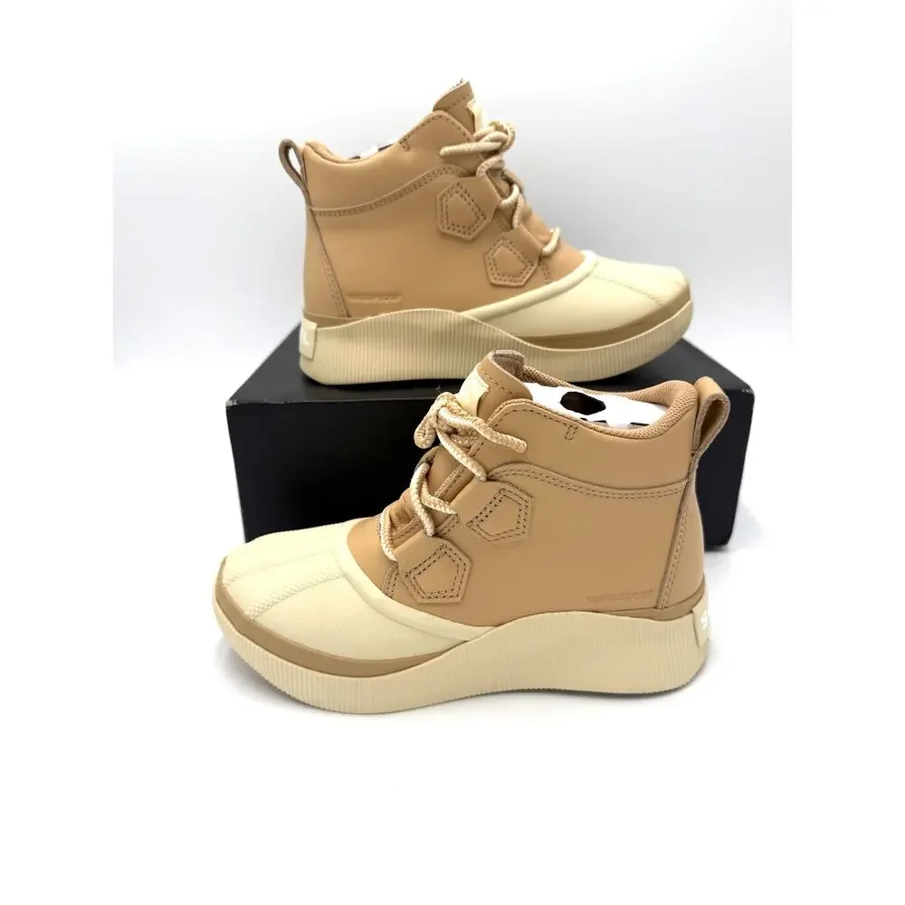 New! Sorel Women's Out N About IV Classic Waterproof Boot - Ceramic/Honey - 6